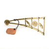 Floral hairpin in gold brass. Designed and made in Egypt by Sami Amin..