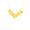 Brass Cut-Out Necklace