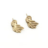Angel's Side Brass Gold Earrings by Sami Amin handcrafted in Egypt